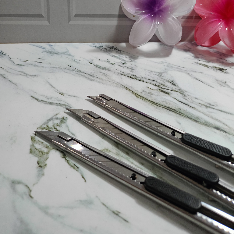 

RTG Grosir Pisau Cutter Mini Stainless Cutter Mini Besi Pisau Mini Cutter Stainless Steel