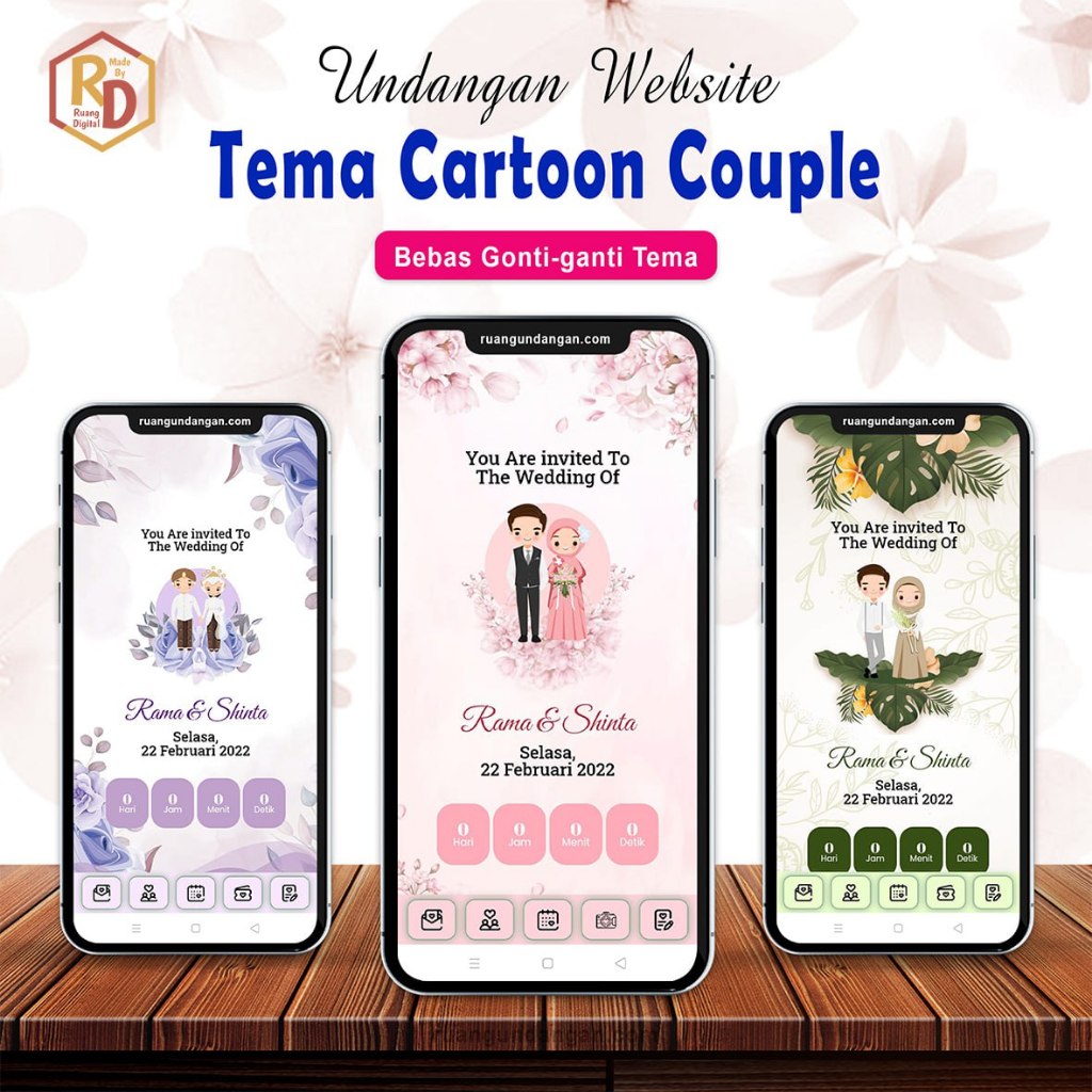 Undangan Digital Website Murah | Undangan Digital Website Elegant Tanpa Foto