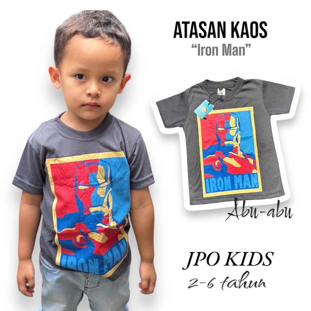 Kaos anak pria|2-5Tahun|Cetak Korea|korea style premium baju atasan|Anak Anak 2-5  tahun import top