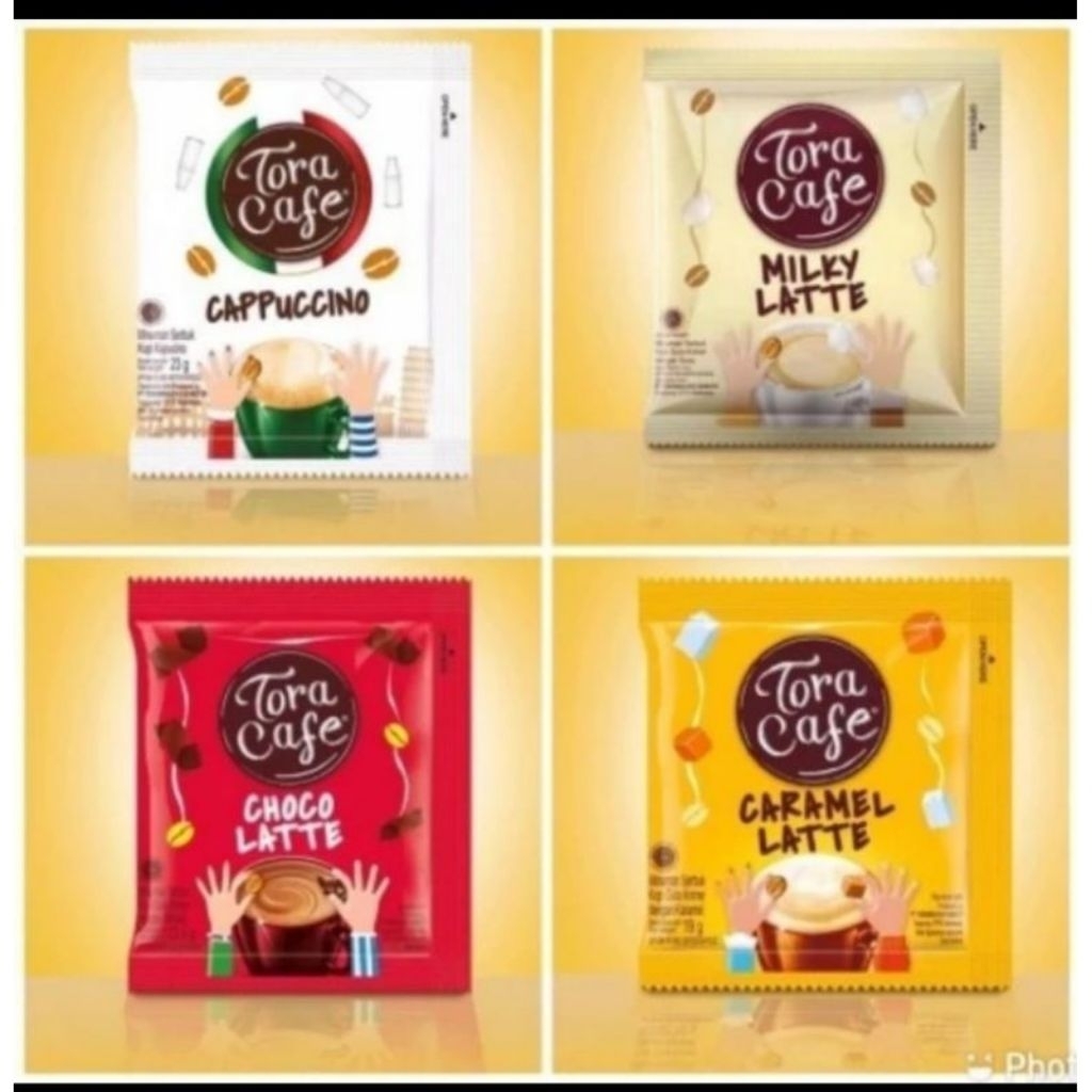 

PROMO!!!Tora Cafe 4 Varian Rasa Isi 10pcs × 23gr