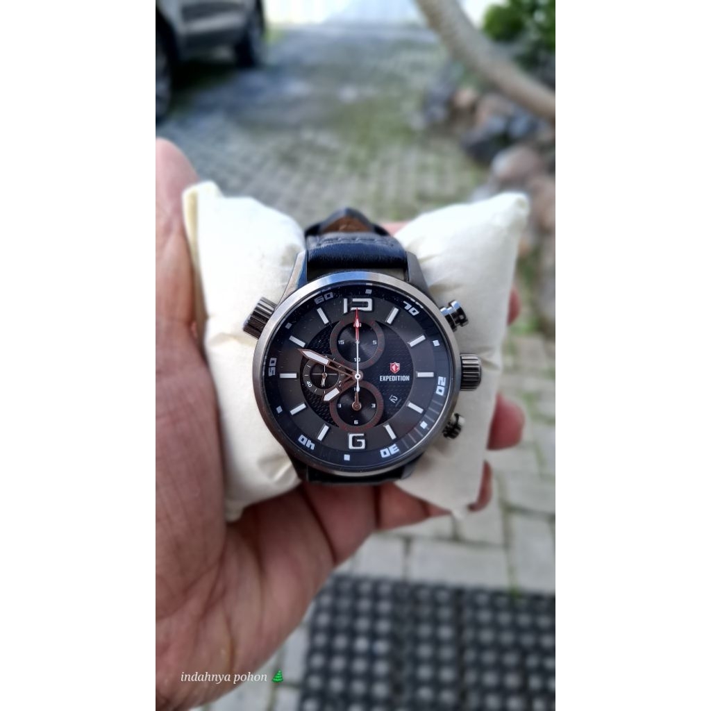 jam tangan expedition E6768 chronograph original mens watch bekas/second/preloved