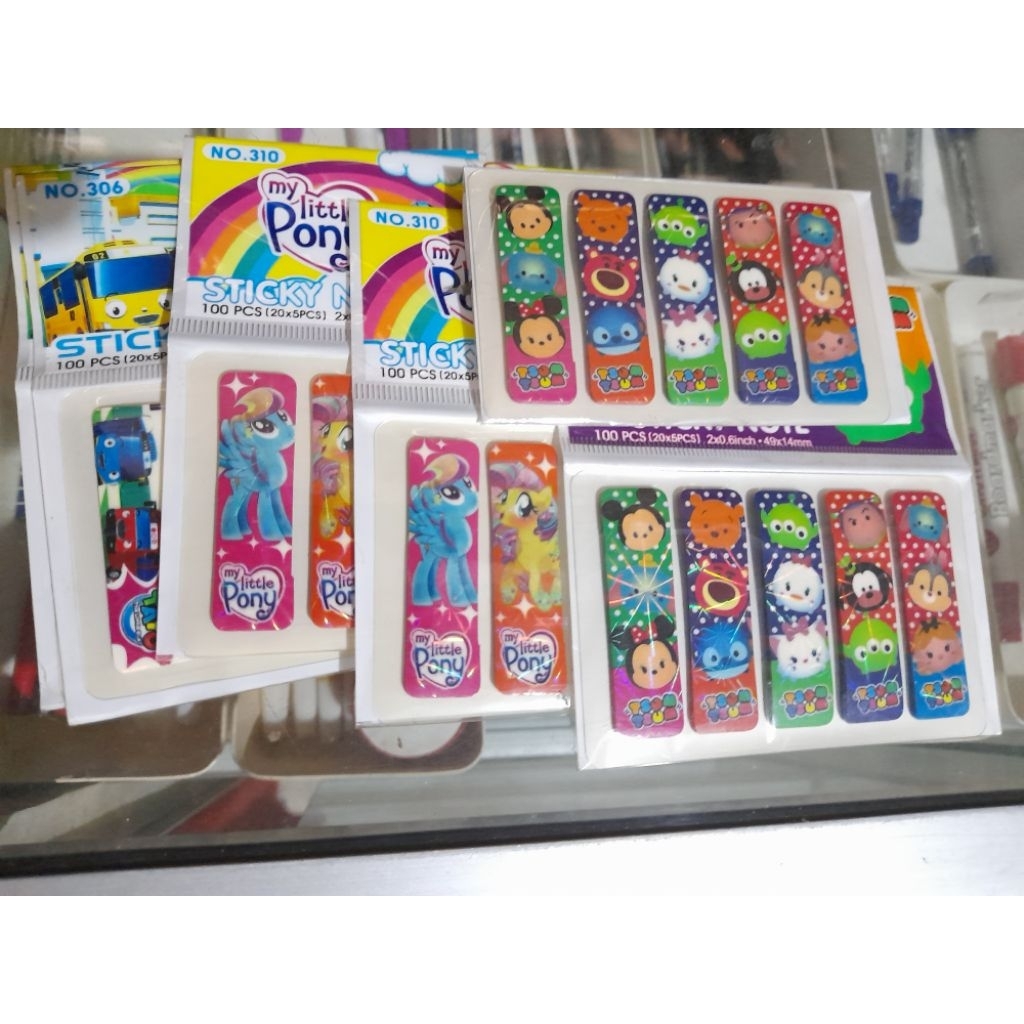 

stiker pembatas buku lucu