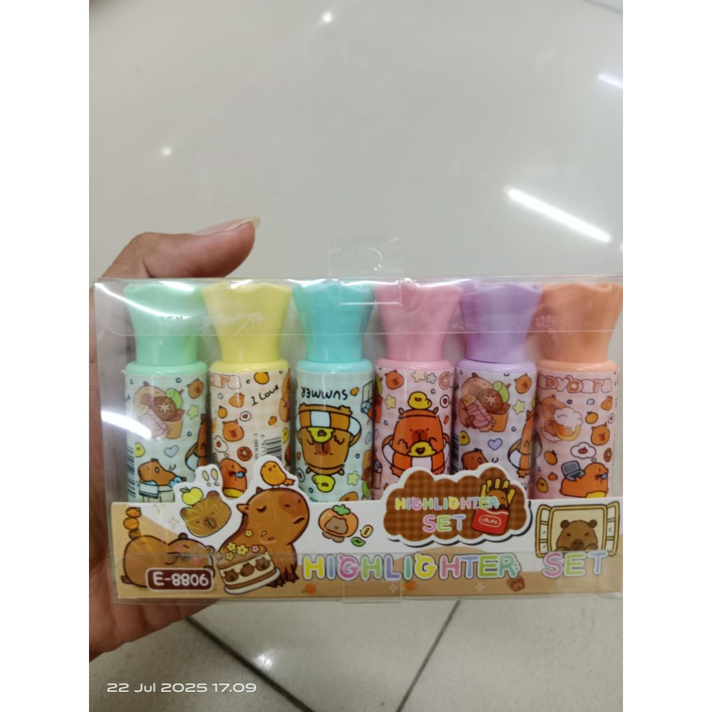 

Highliter capybara/stabilo capybara mr. diy