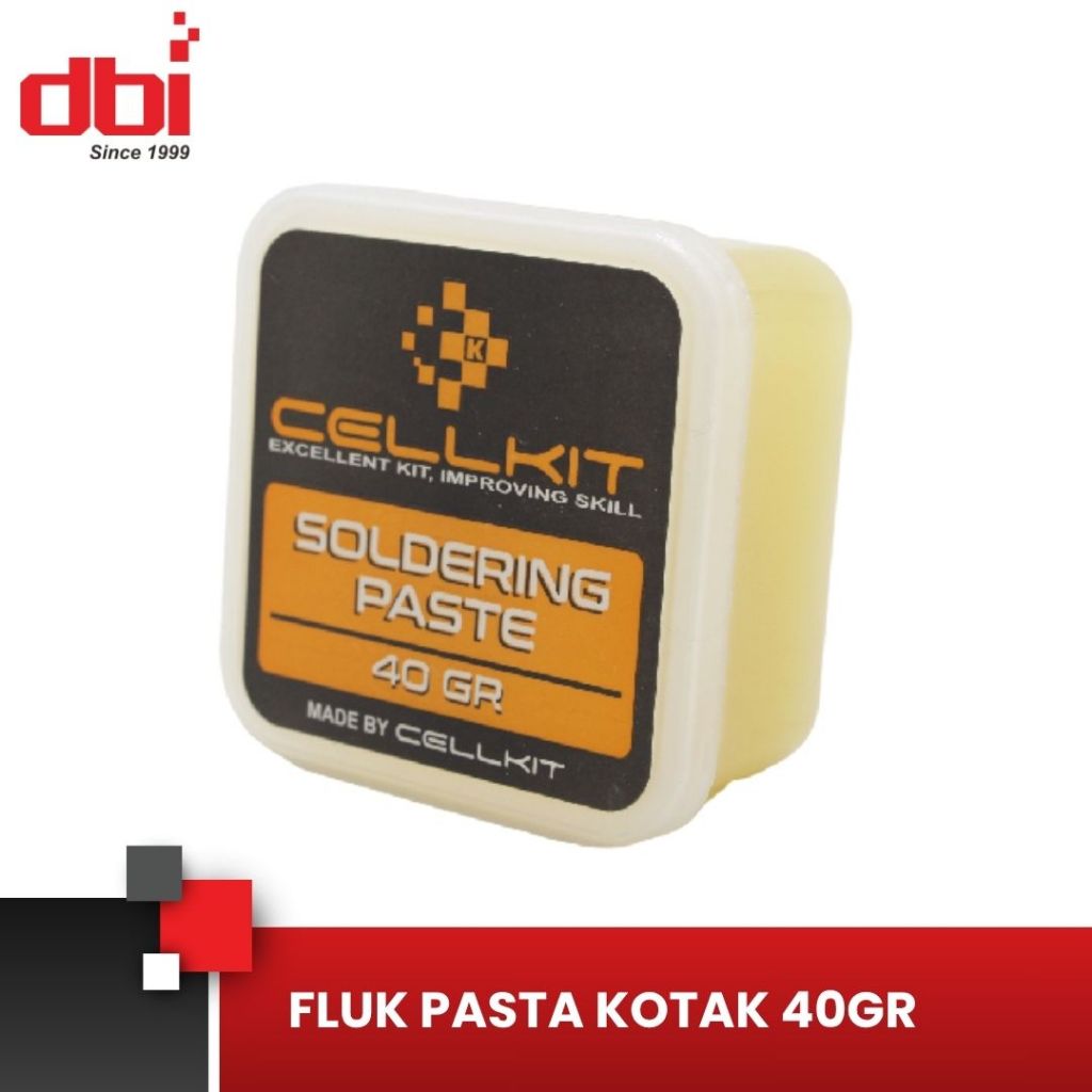 Flux Pasta Solder Kuning Kotak 40Gr Cellkit
