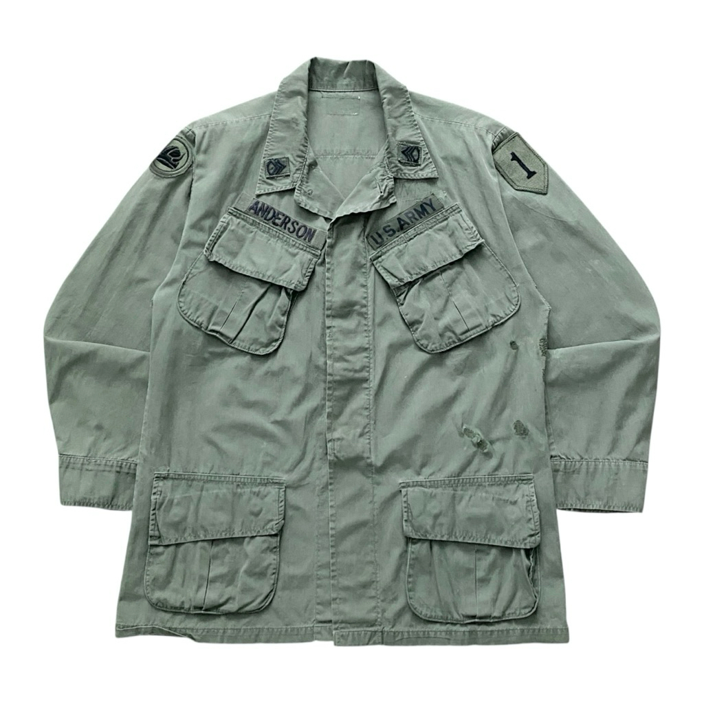 True Vintage 60’s US Army Jungle Jacket OG107 Poplin