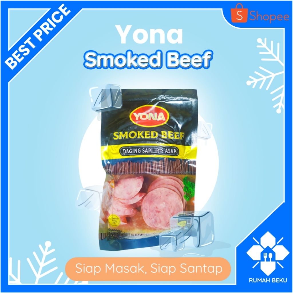 

Smoked Beef Siap Goreng - Tebal & Gurih - 430gr | Rumah Beku