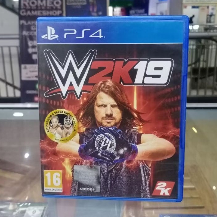 BD PS4 WWE 2K19 WW 2019 .. Game cd kaset 2k 19 ww2k19 playstation 4