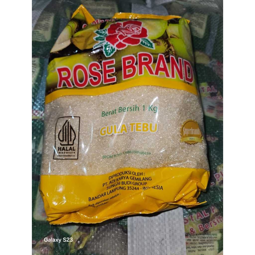 

gula rose brand kemasan 1kg paket 10kg