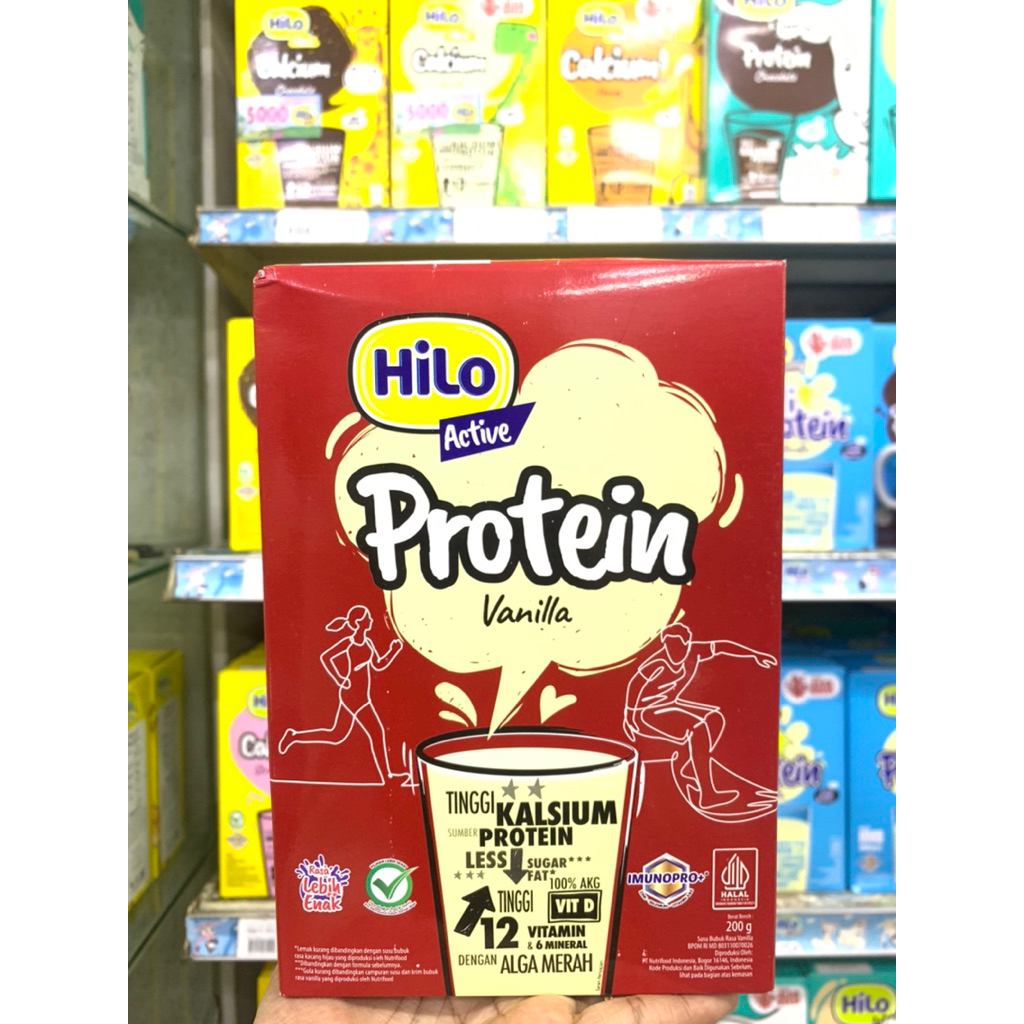 

Hilo Active 250gr dengan Alga Merah - Vanilla / Chocolate Susu Tinggi Kalsium Lebih Rendah Lemak