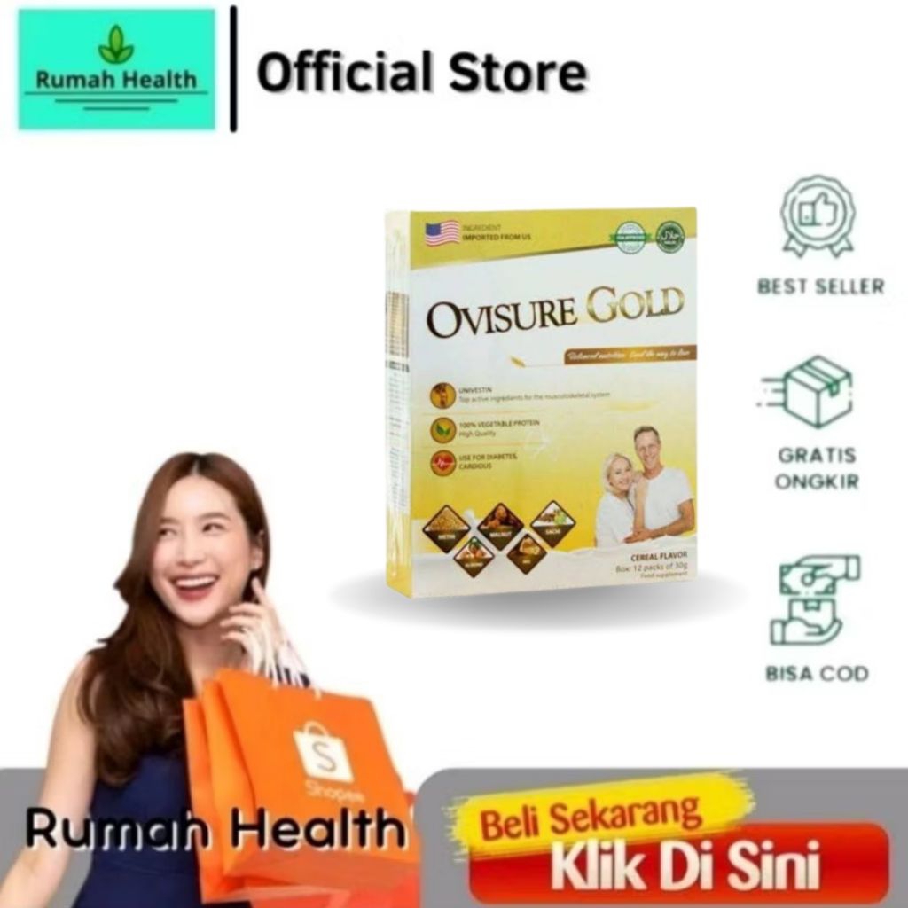 

OVISURE GOLD MILK SUSU VITAMIN TULANG & NYERI SENDI OTOT TERBAIK
