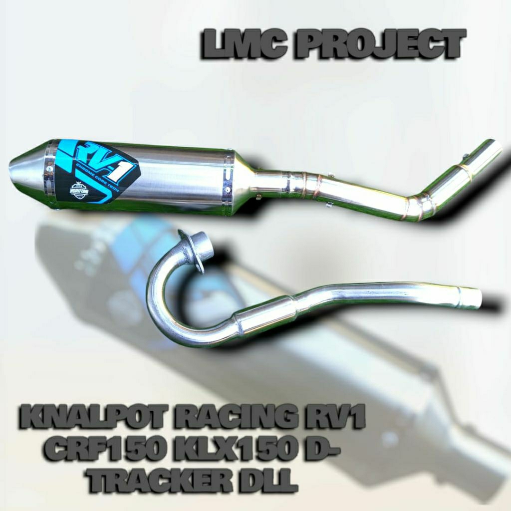 Knalpot Norifumi RV1 N4 RV1 T3 KLX DTRACKER CRF 150 VIAR CX 150 CHROME