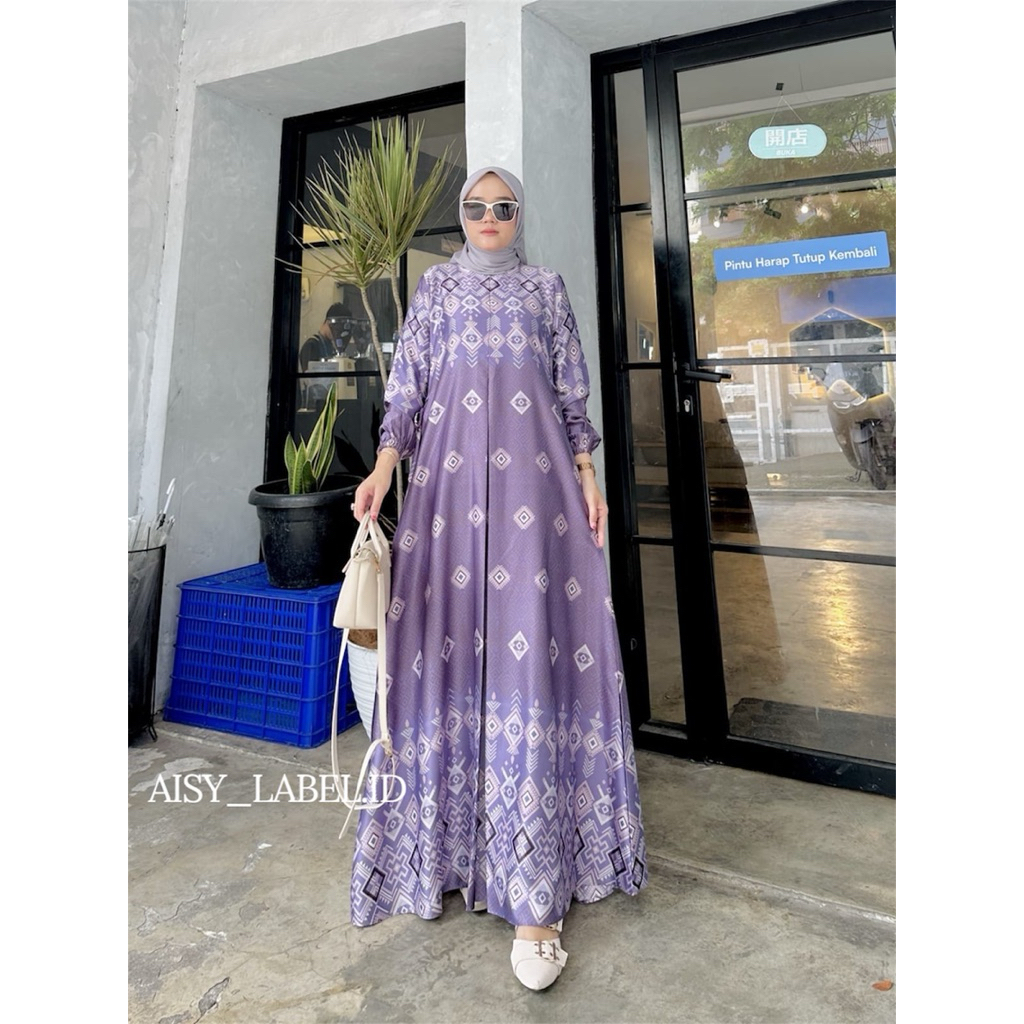 Gamis armani silk terbaru motif cantik baju pesta gamis silk mewah