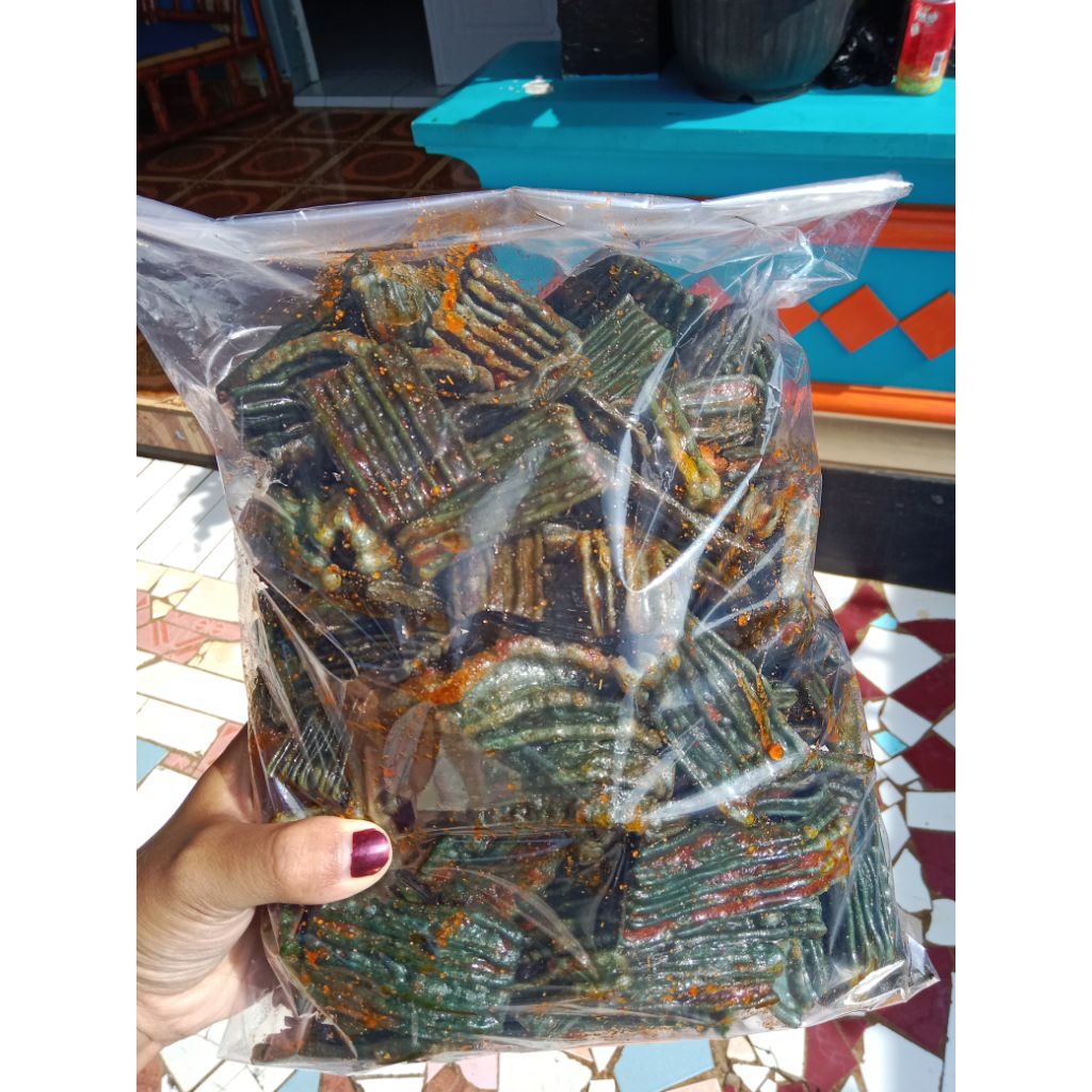 

Seblak kering kerupuk jengkol