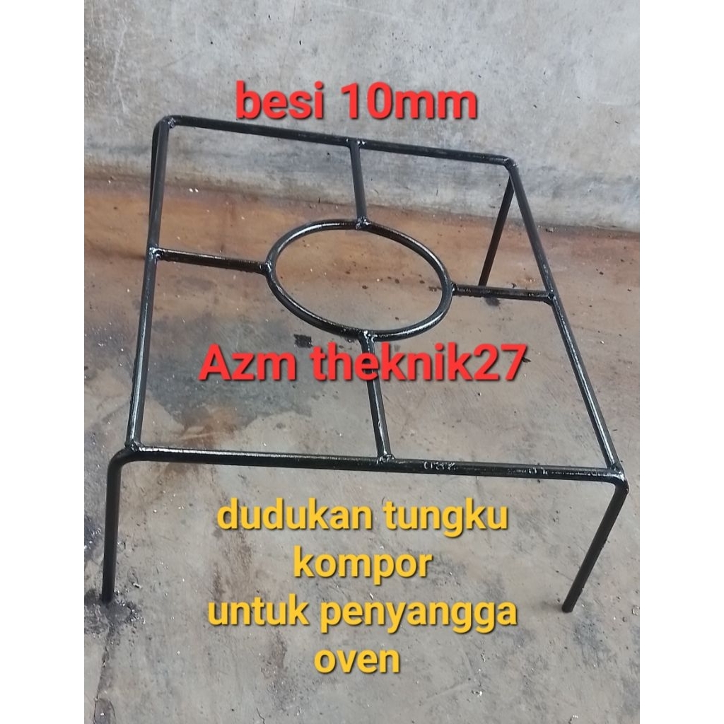 Tungku,kompor,dududukan,oven,serbaguna,Besi,10mm,full
