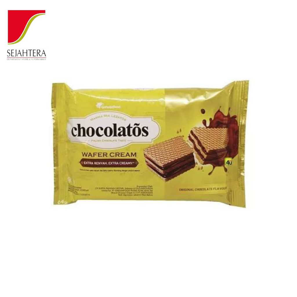 

CHOCOLATOS WAFER CREAM COKELAT 40gr