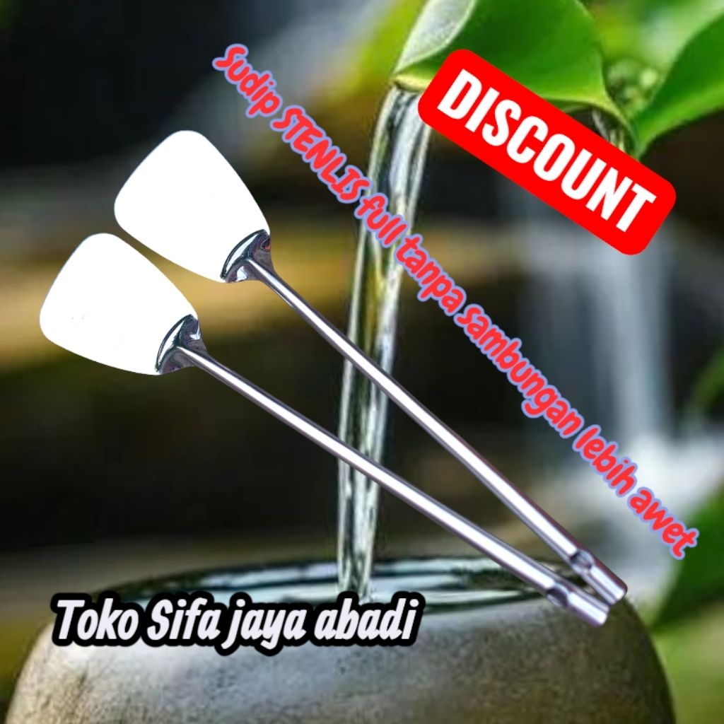 obral SUDIP STENLIS FULL TANPA SAMBUNGAN/SUDIP SPATULA STAINLESS STEEL alat dapur serbaguna/alat mas