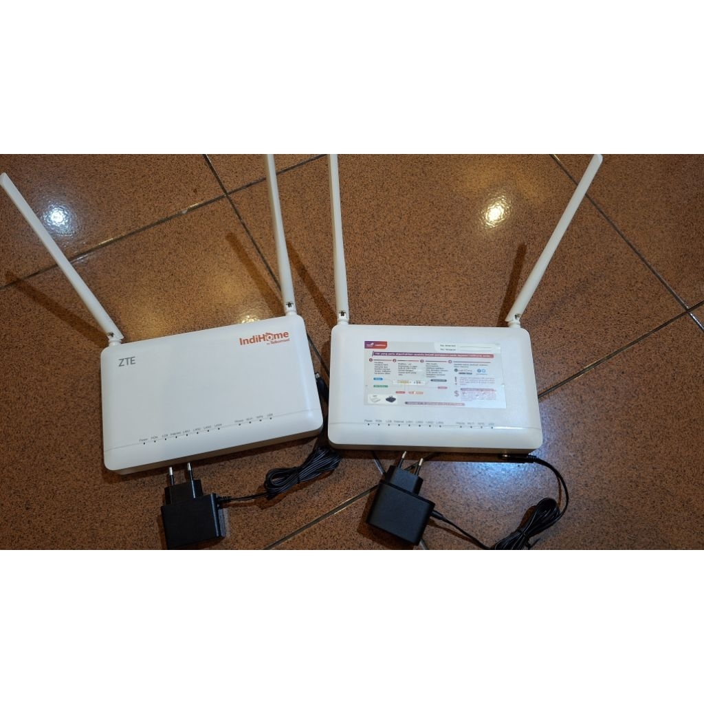 MODEM ZTE F670L PORT BIRU / HIJAU