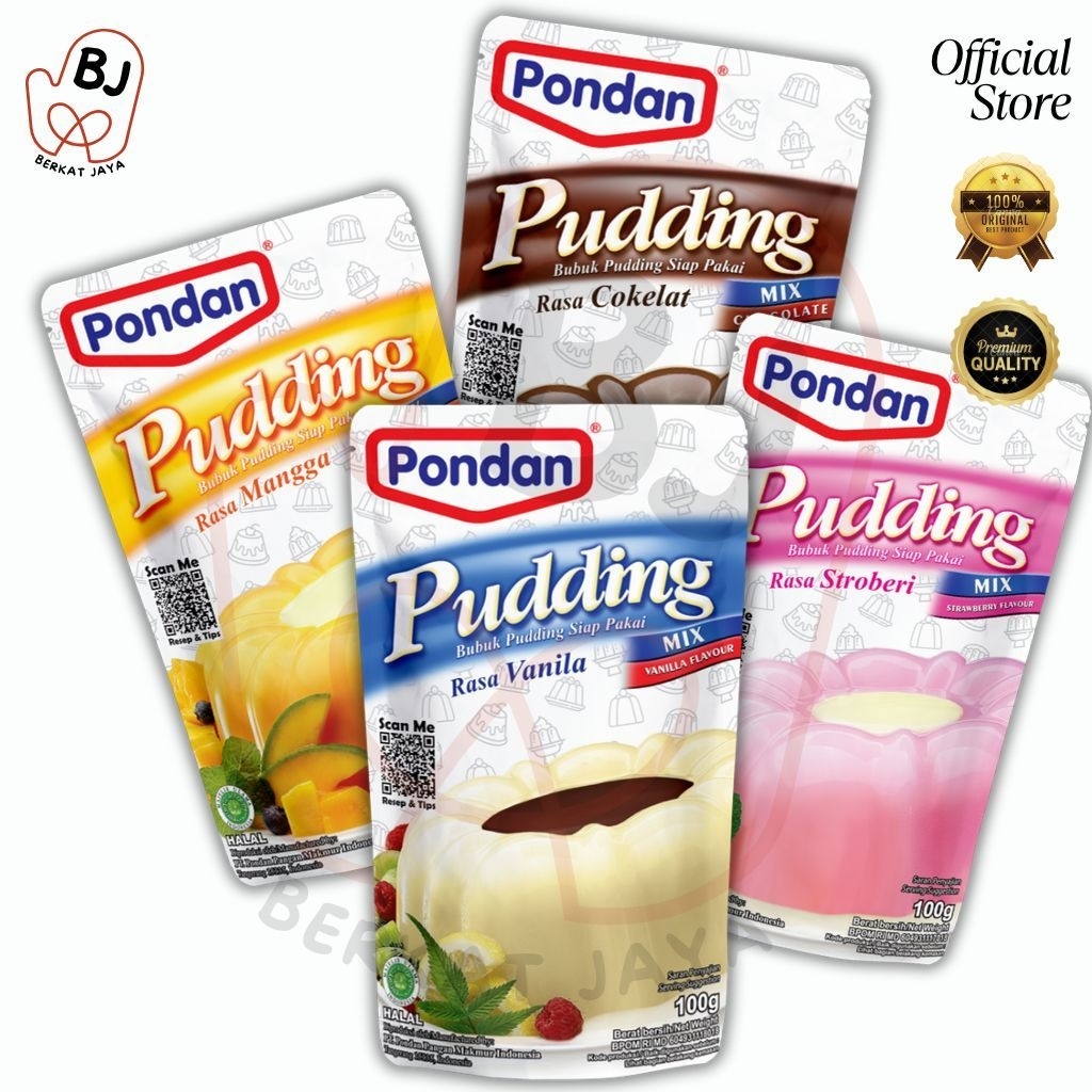 

Pondan Pudding Flan 100g All Varian
