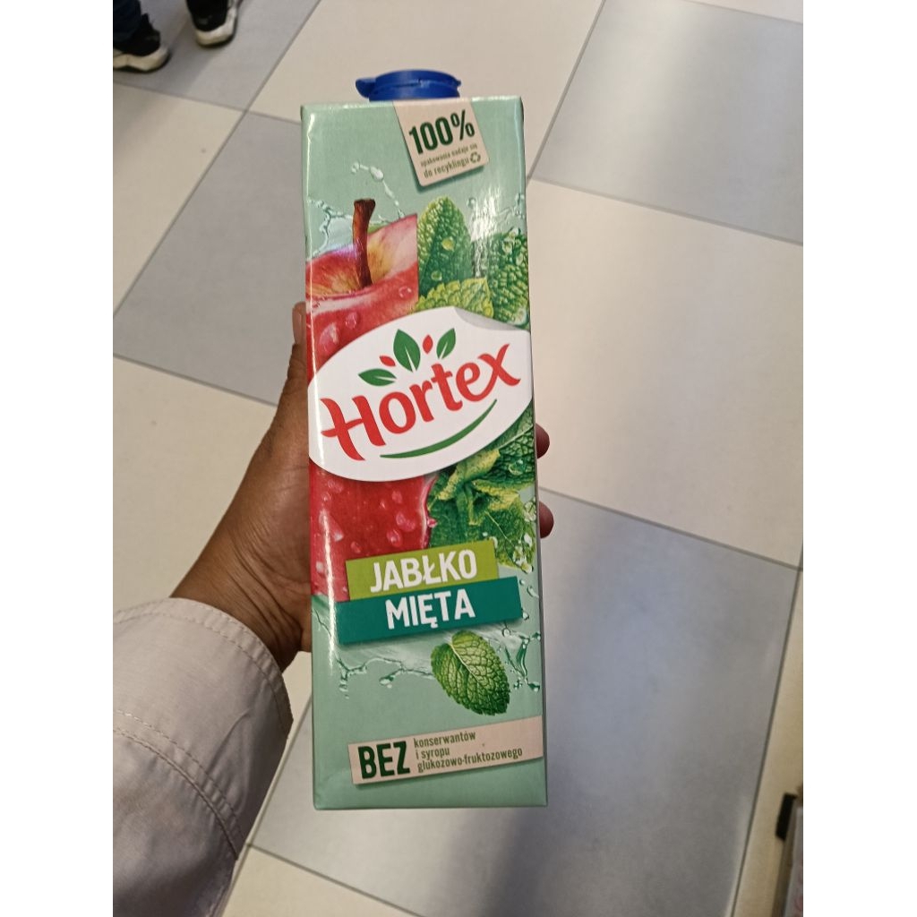 

hortex juice apple garden mint 1lt juice apple dan daun mint