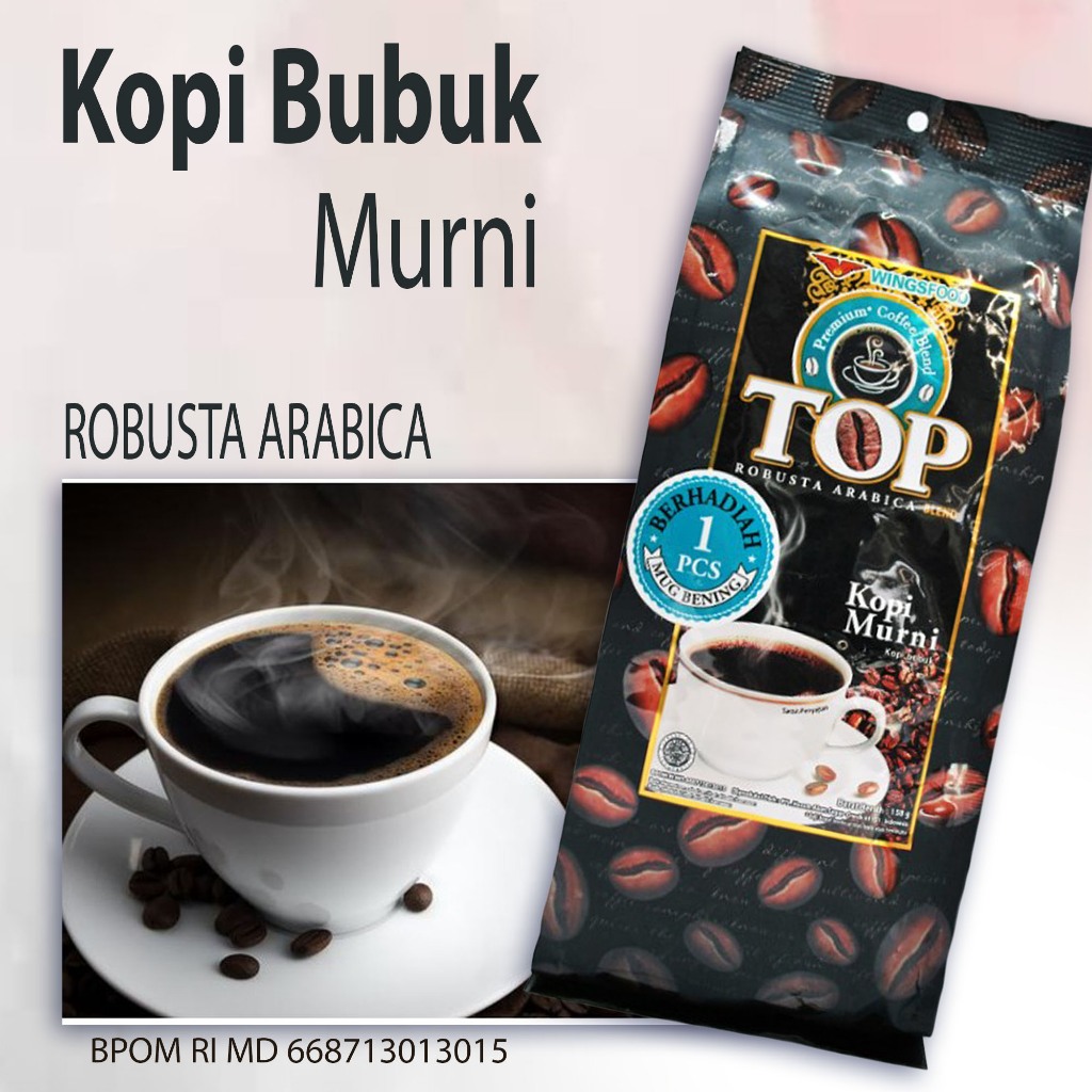 

Kopi Bubuk Best Seller Kopi bubuk Murni Robusta Arabica Top Kopi Murni Robusta Arabica 158gr Acara Melekan minum kopi ini dijamin Mata MLOROK tidak bisa Ngantuk