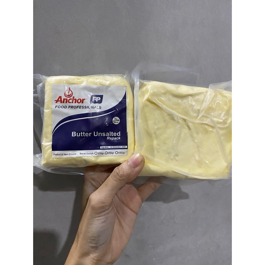 

ANCHOR BUTTER UNSALTED 250 GR