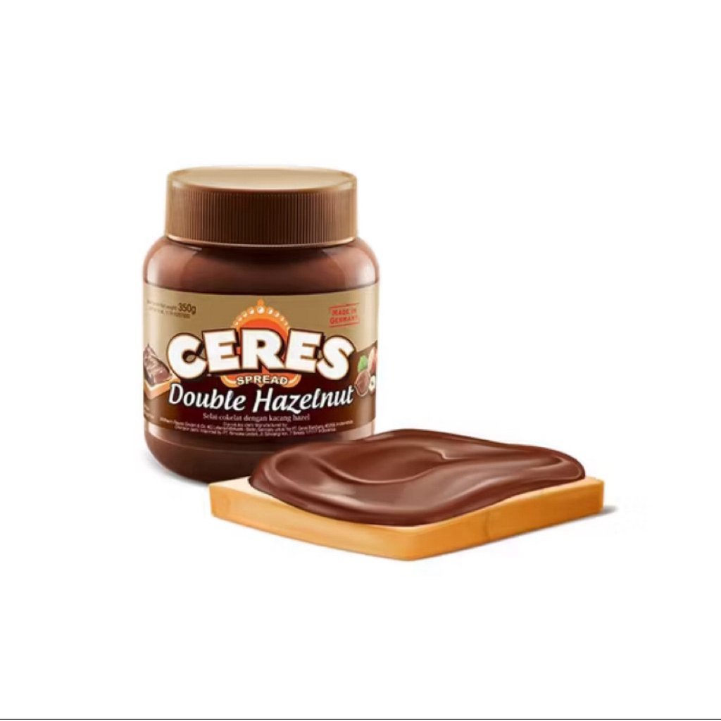 

Ceres Double Hazelnut Spread 350g – Selai Cokelat Premium dengan Kacang Hazel