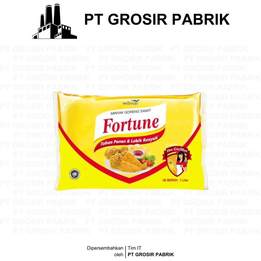

Minyak Goreng Fortune 1L | Bantal | Termurah