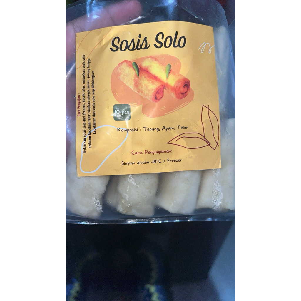 

SOSIS SOLO FROZEN HOMEMADE