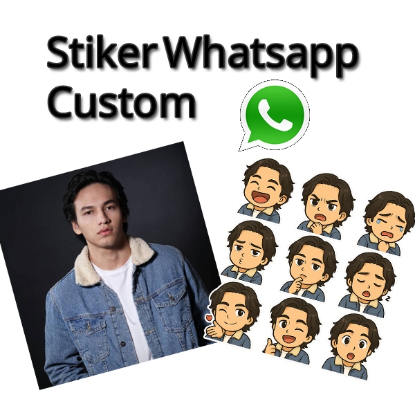 

Stiker WhatsApp Custom menggunakan foto pribadi