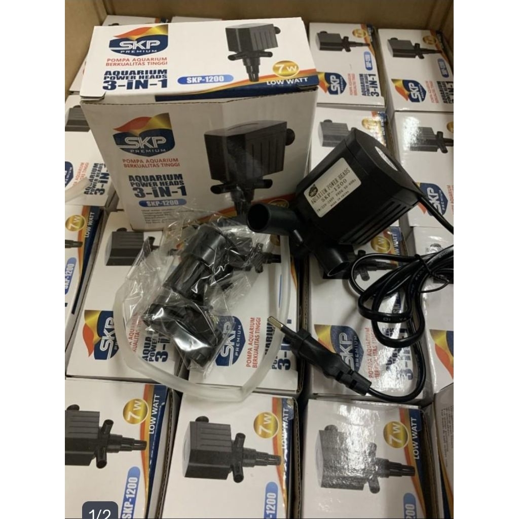 Mesin Poma Aquarium Power Head SKP 1200 Low Watt 8 Watt SAKKAI PRO