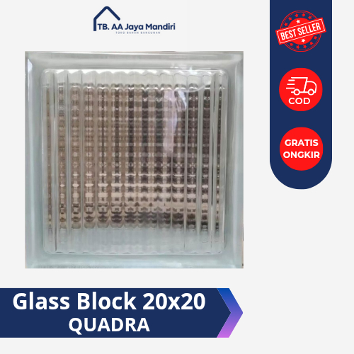 Mulia Glass Block Quadra 20x20