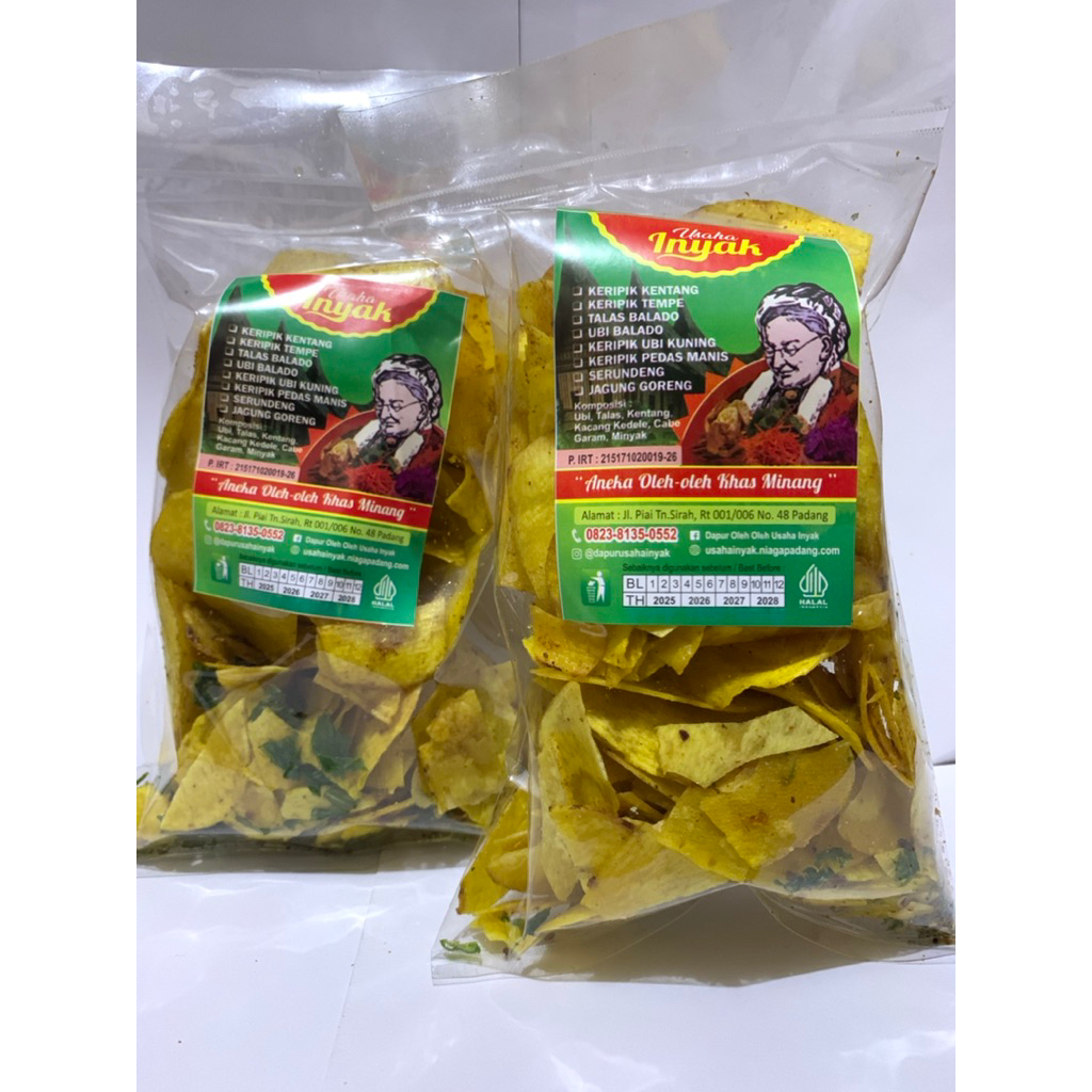 

Talas Bumbu, Keripik Usaha Inyak