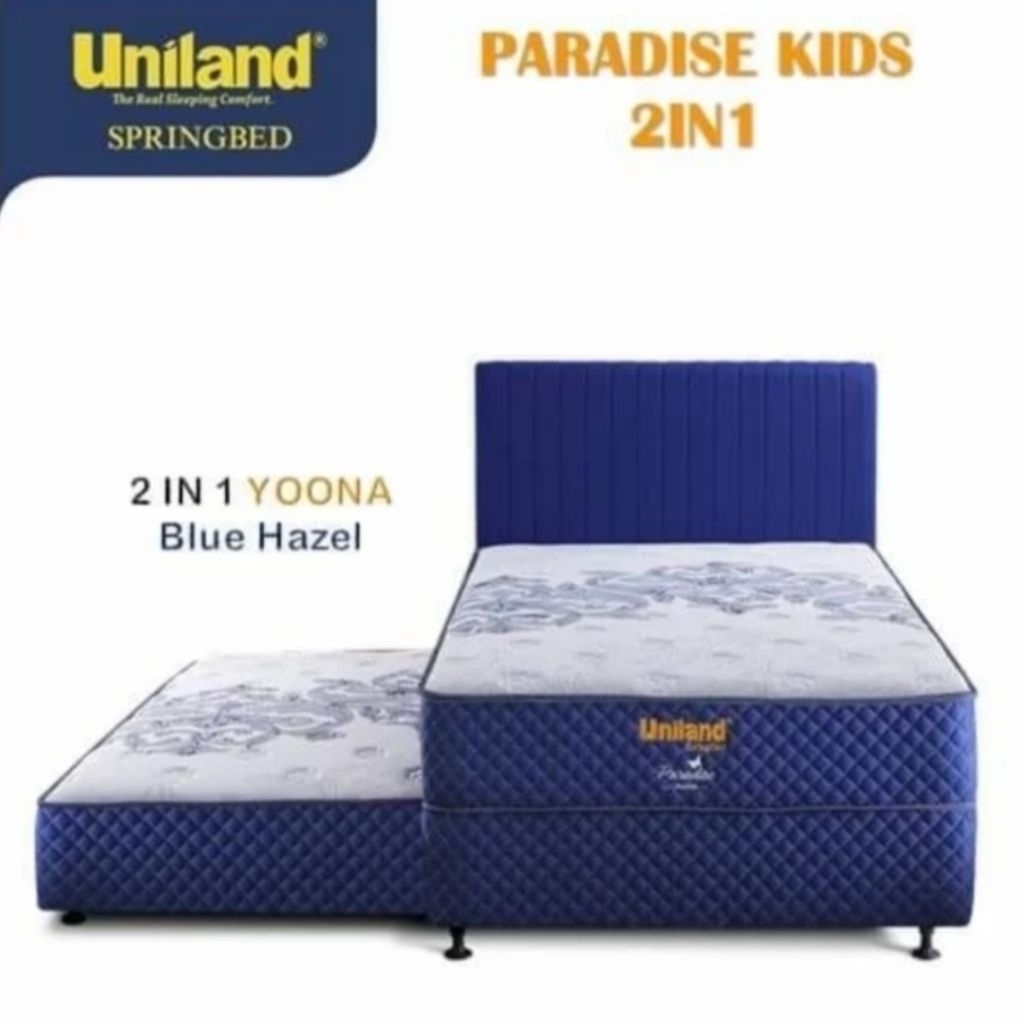 Kasur Bed Sorong Anak / Springbed Uniland 2 in 1 Bed Sorong
