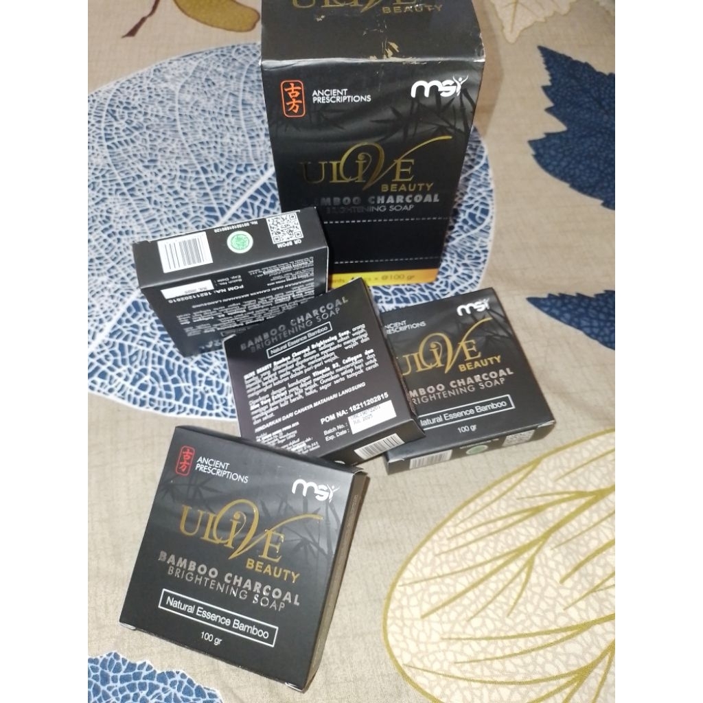 Sabun Bamboo MSI Charcoal ORIGINAL putih mulus lembab bebas flek hitam gatal-gatal