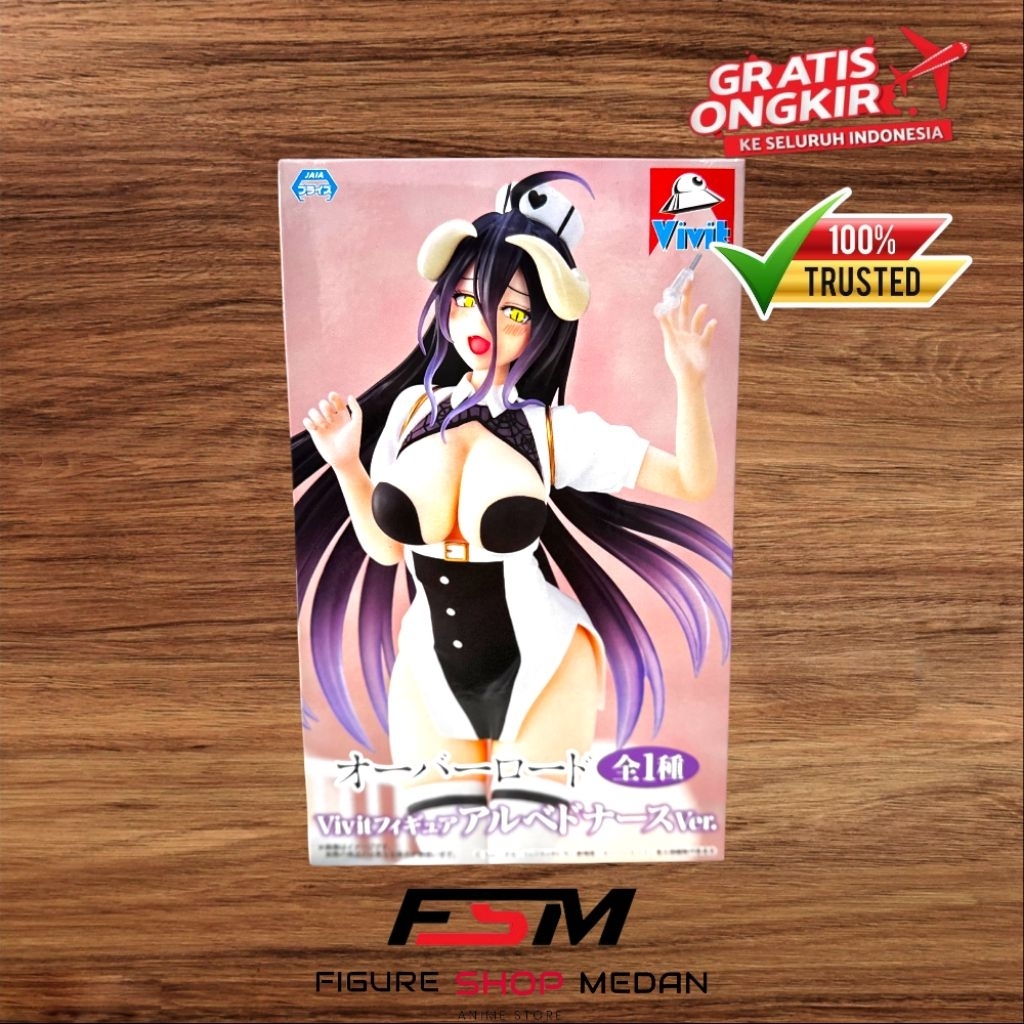 Vivit Figure Albedo Nurse Ver. Overlord (18cm)