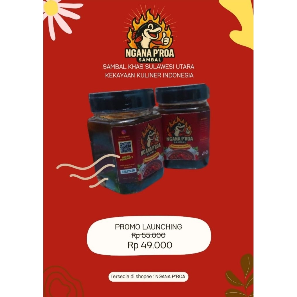 

Sambal Ikan Roa - Netto 150 gram - Asli Sulawesi Utara