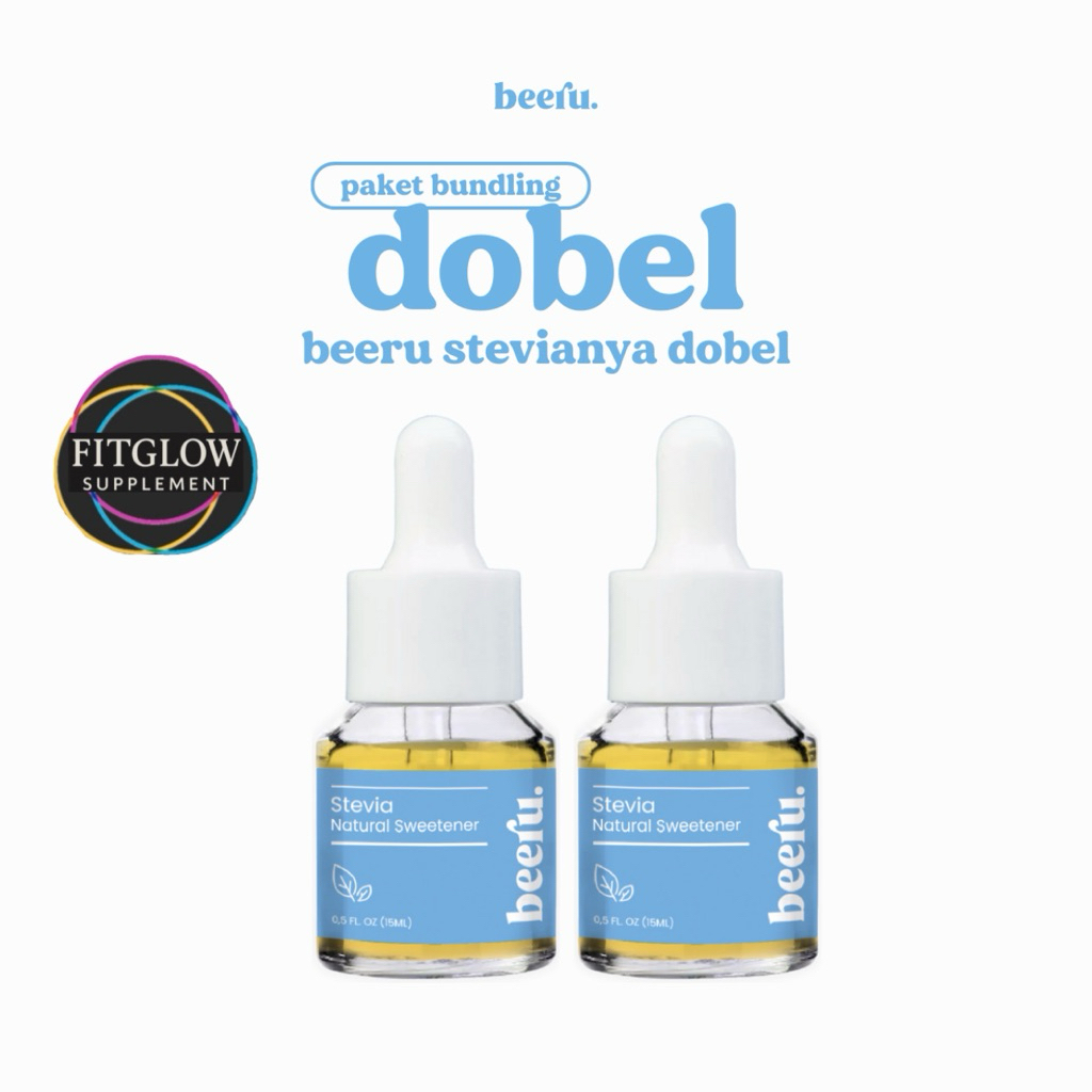 

Paket Dobel 15ml Beeru Stevia Pemanis Alami 0 Kalori