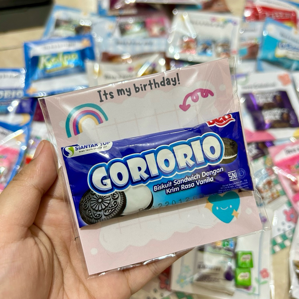 

[GORIORIO] MINI GIFT SNACK / FREEBIES / HADIAH MINI / BINGKISAN SNACK / MINIGIFT OLSHOP / HADIAH LOMBA / GRADUATION