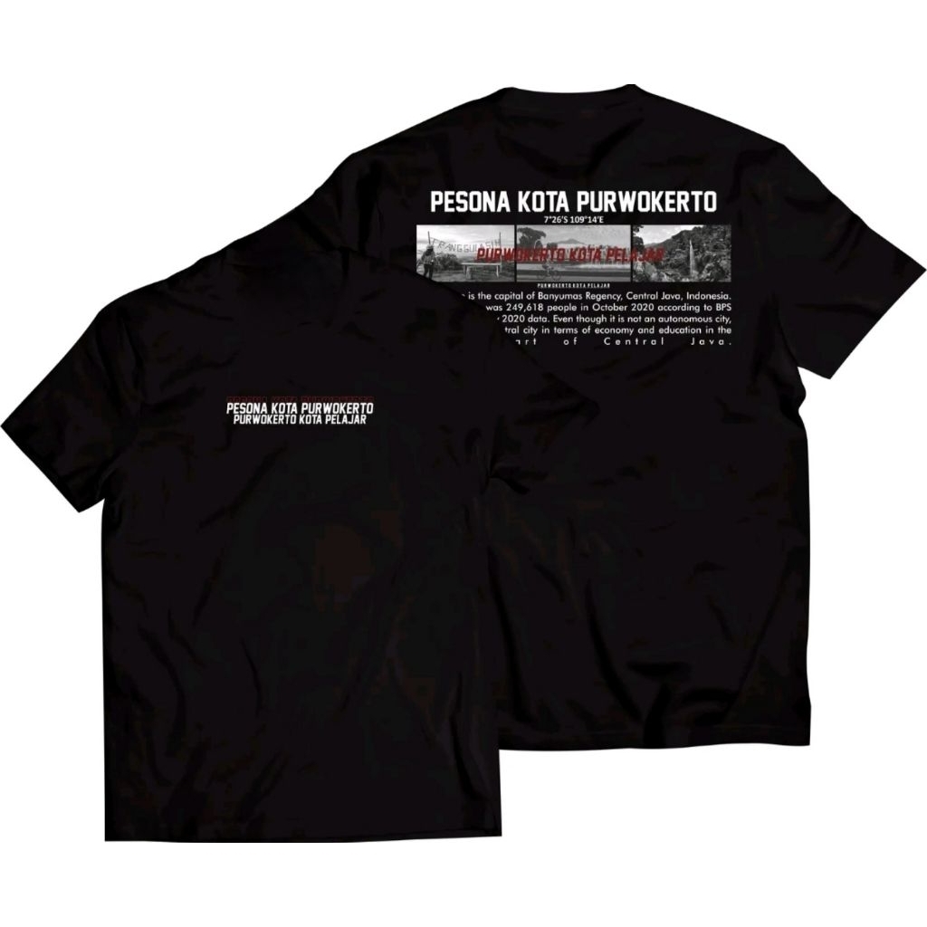 KAOS PESONA KOTA PURWOKERTO KOTA PELAJAR