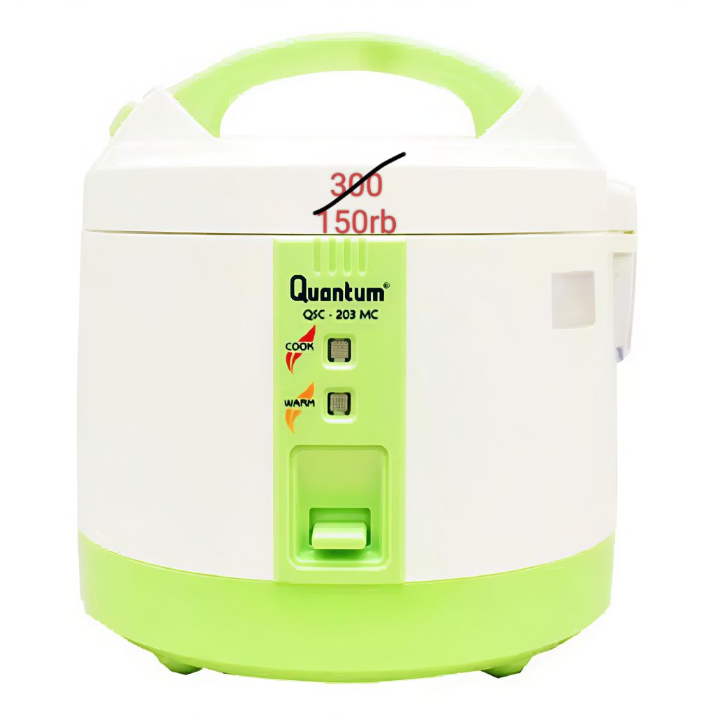 magic com (Quantum QSC-203 MC) second lecet dikit Penanak nasi 1 Ltr