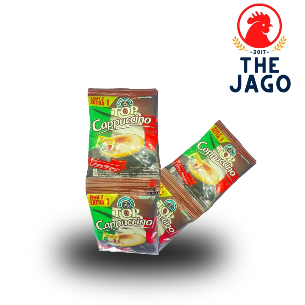 

Kopi Top Cappuccino Sachet Isi 15 Renceng x 25g | Kopi Bubuk Cappucino Creamy Enak