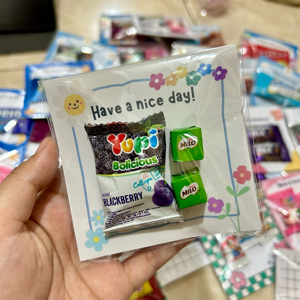 

(YUPI MILO 2PC) MINI GIFT SNACK / SOUVENIR /FREEBIES / HADIAH MINI / BINGKISAN SNACK / MINIGIFT / HADIAH LOMBA / GRADUATION / SEMPRO