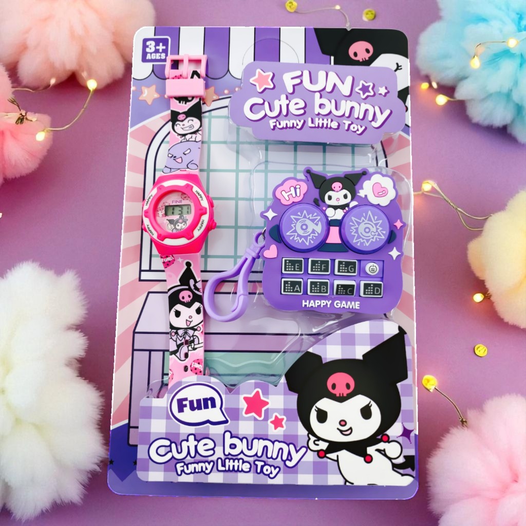 Jam tangan dan Gantungan Kunci Mini DJ Controller Model Realistis untuk Pecinta Musik