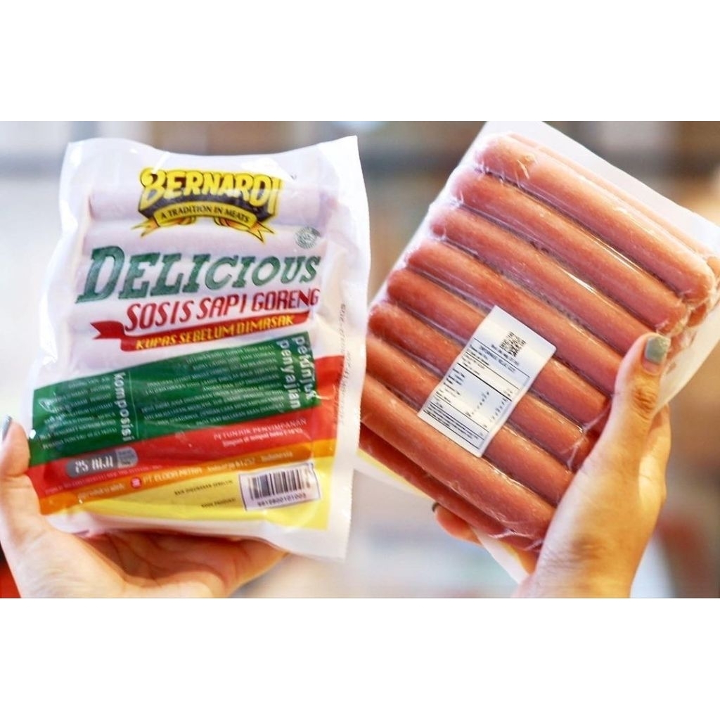 

Bernadi sosis sapi goreng isi 25pc