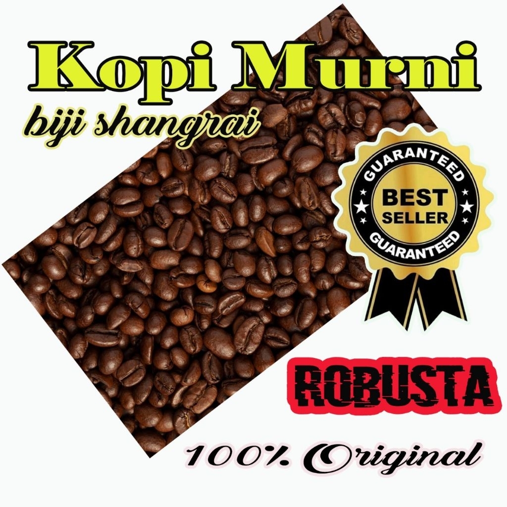 

biji kopi roasting robusta super 100% murni kemasan 250gr