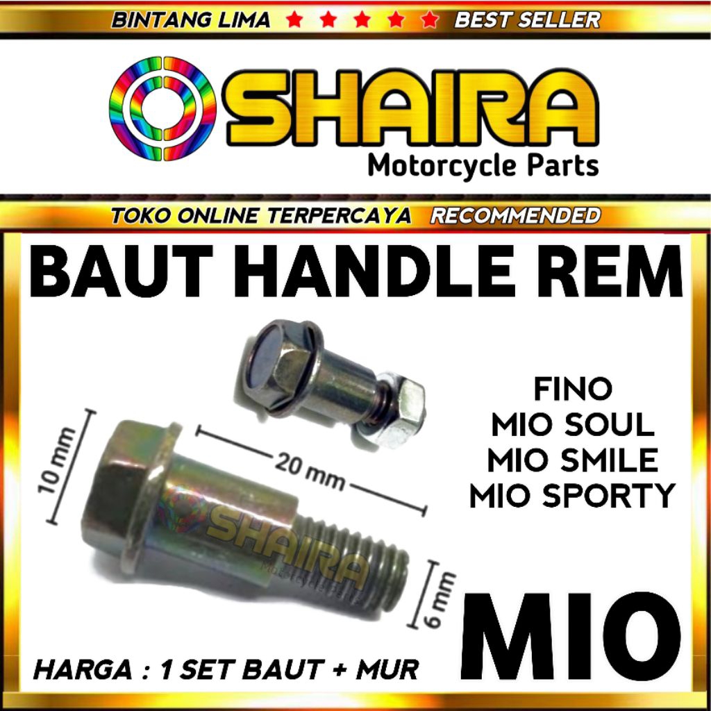 BAUT HANDLE REM MIO + MUR / 1 SET / BAUT 10 / MIO SPORTY / MIO SOUL / MIO SMILE / FINO / BAUT HANDLE