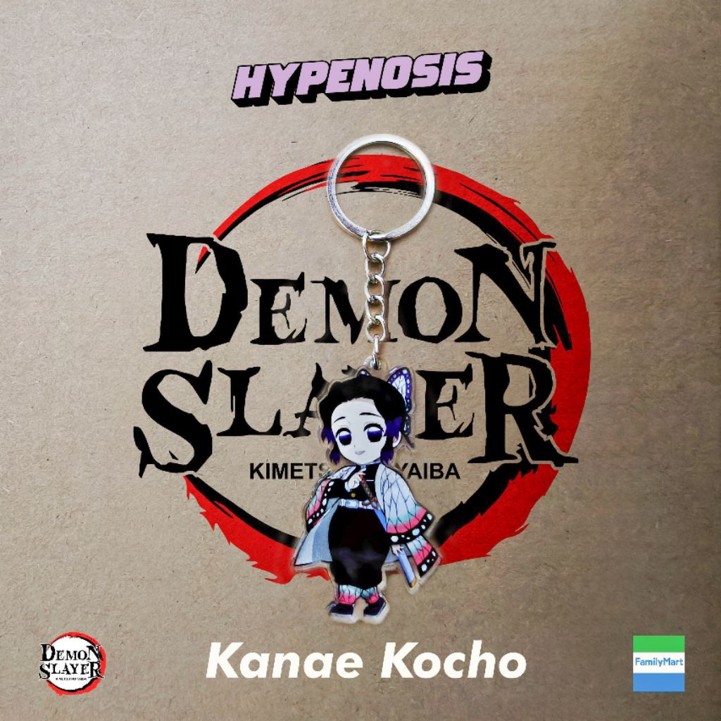 Demon Slayer x Family Mart keychain Kanae Kocho segel
