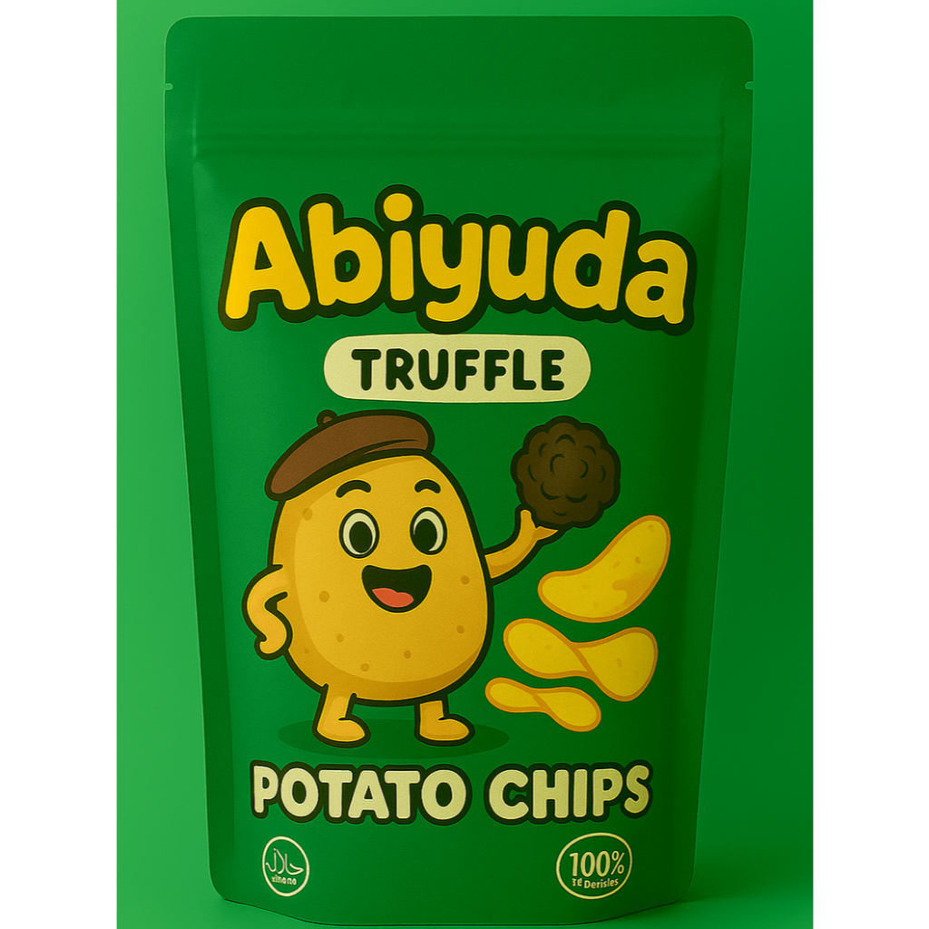 

keripik kentang 65gram varian truffle || potatochips || cemilan renyah || abiyuda