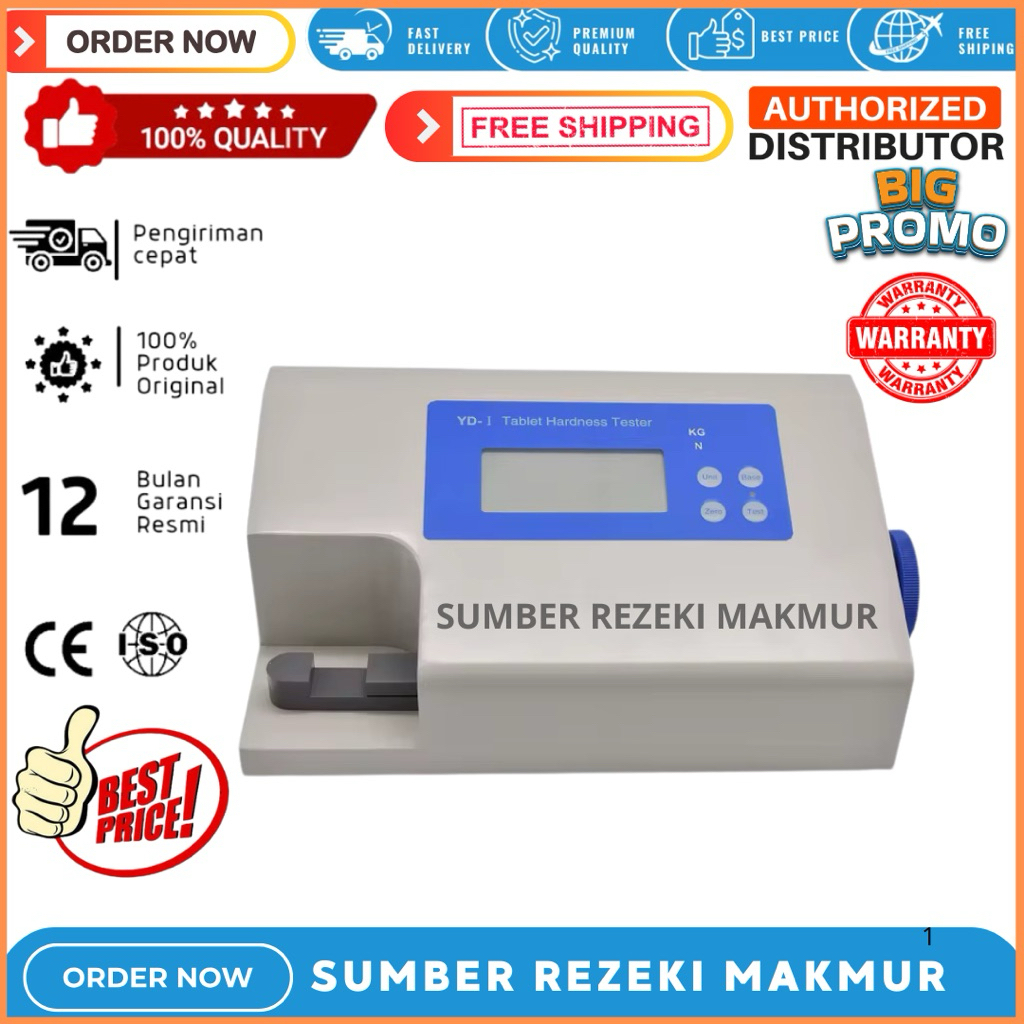 High Accuracy YD-1 Tablet Hardness Tester Tablet Hardness Continously