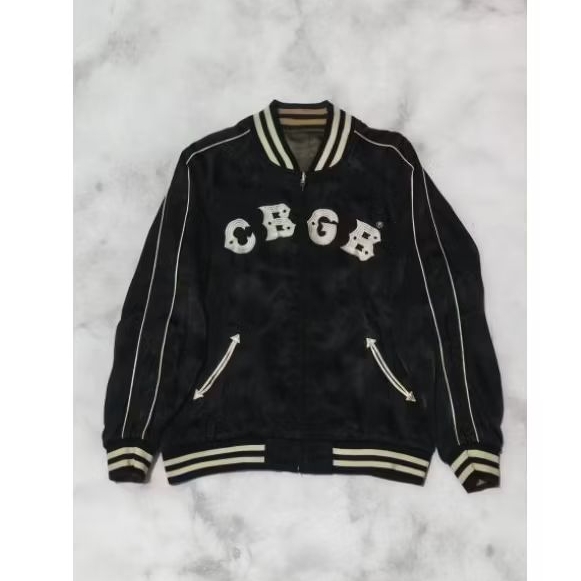 jaket bolak balik reversible CBGB original preloved rare item